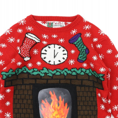 Mens UK Size XS Cedar Wood State Multicoloured Pullover Sweatshirt