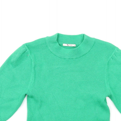 TU Womens Green   Pullover Jumper Size 8