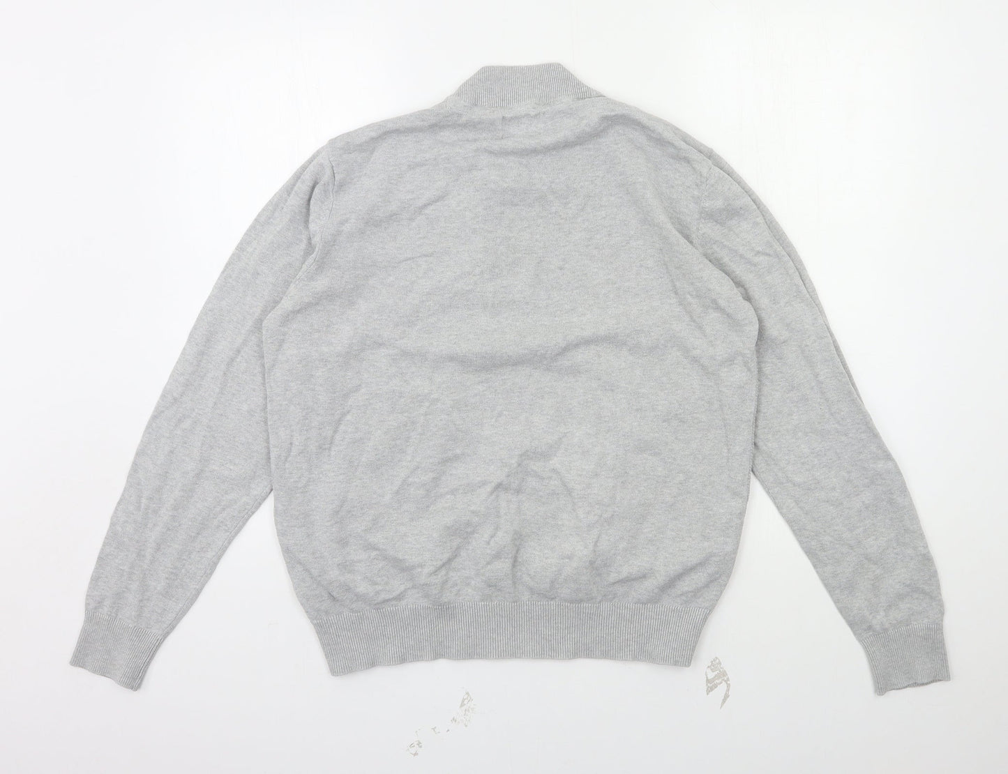 George Mens Grey   Pullover Sweatshirt Size M