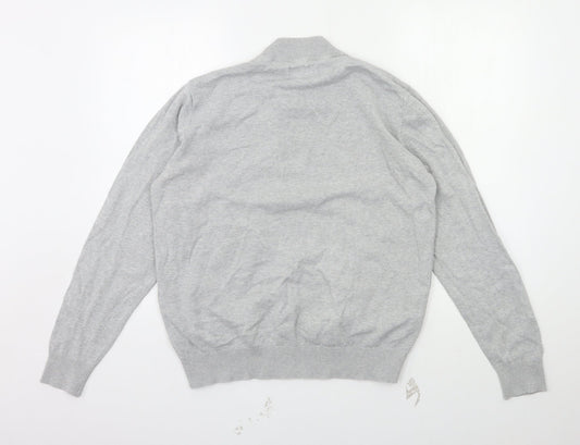 George Mens Grey   Pullover Sweatshirt Size M