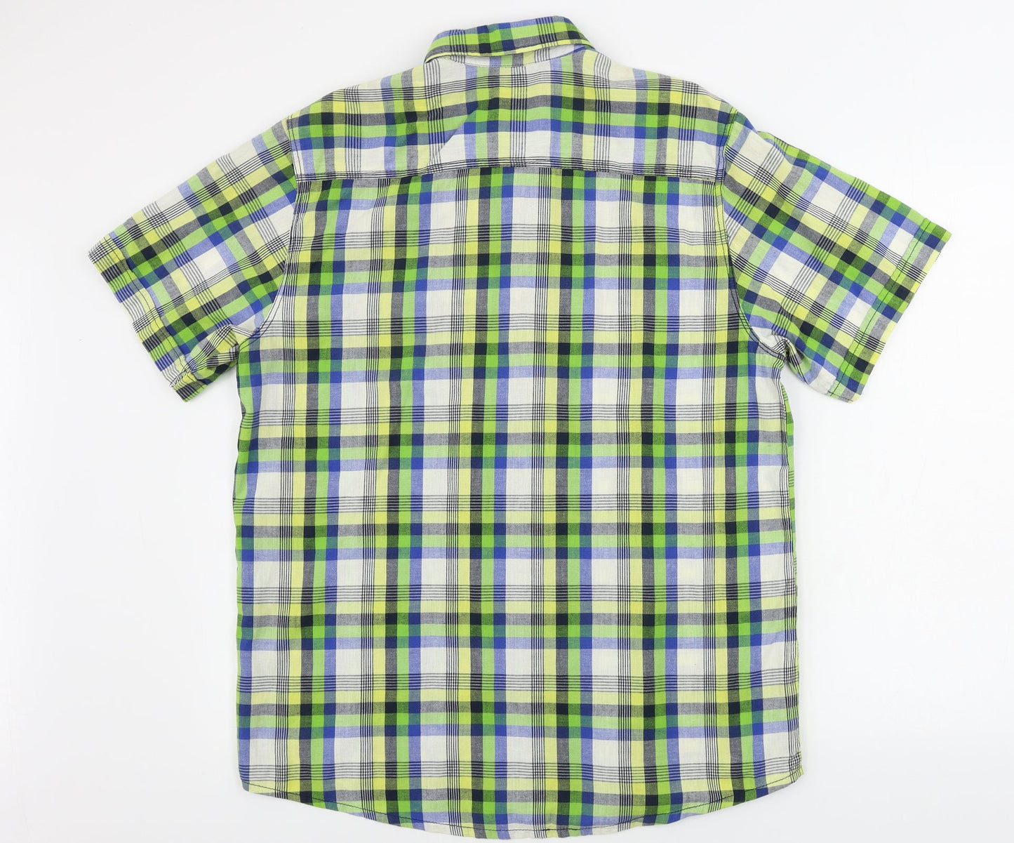 F&F  Mens Gold Check   Button-Up Size M