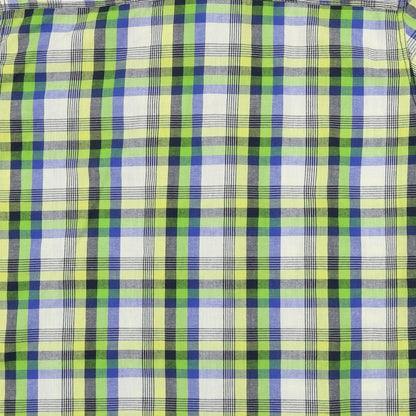 F&F  Mens Gold Check   Button-Up Size M
