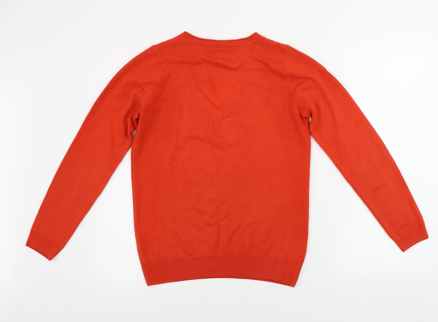Womens UK Size 10 Marks and Spencer Red Pullover Jumper