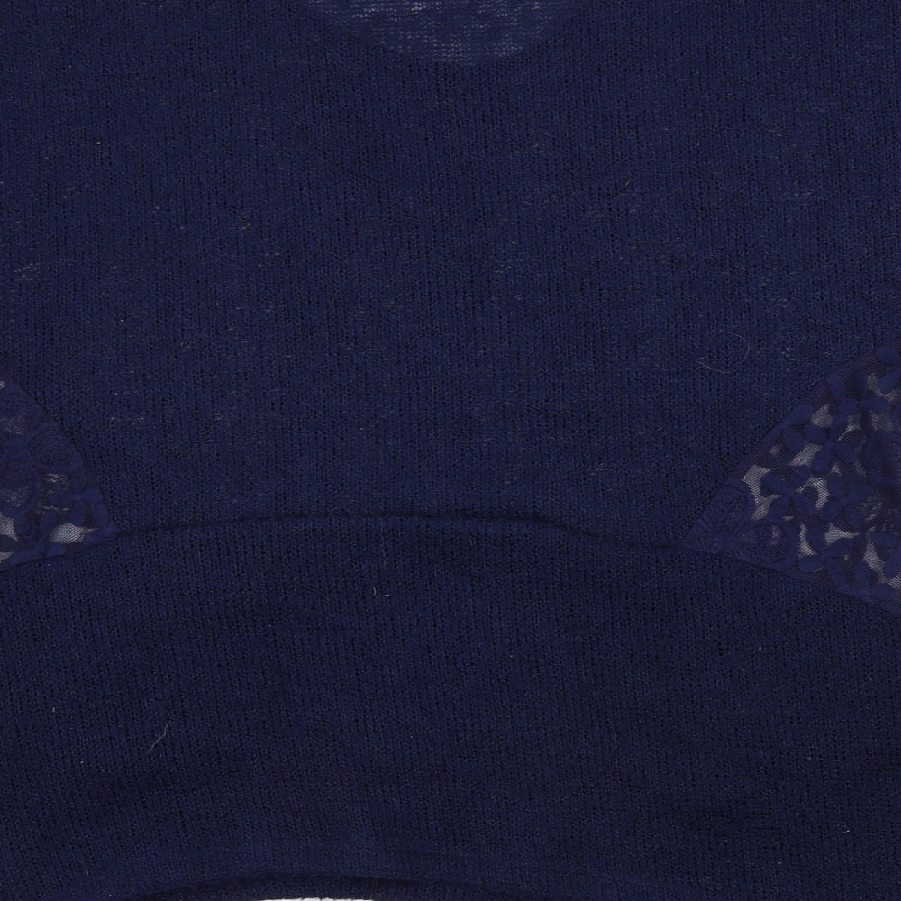 Womens UK Size M Sugar Crisp Blue Pullover Jumper