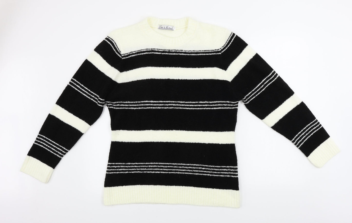 Womens UK Size XL Pure & Natural Ivory Pullover Jumper
