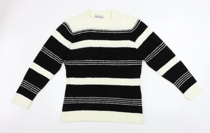 Womens UK Size XL Pure & Natural Ivory Pullover Jumper