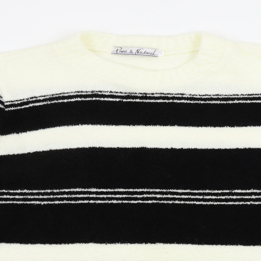 Womens UK Size XL Pure & Natural Ivory Pullover Jumper
