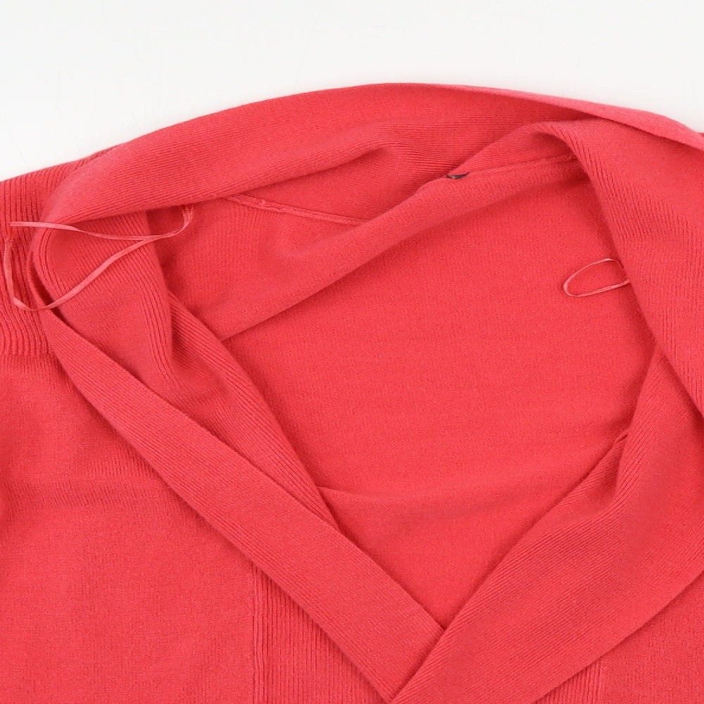 Womens UK Size 18 BHS Pink Cape Jumper
