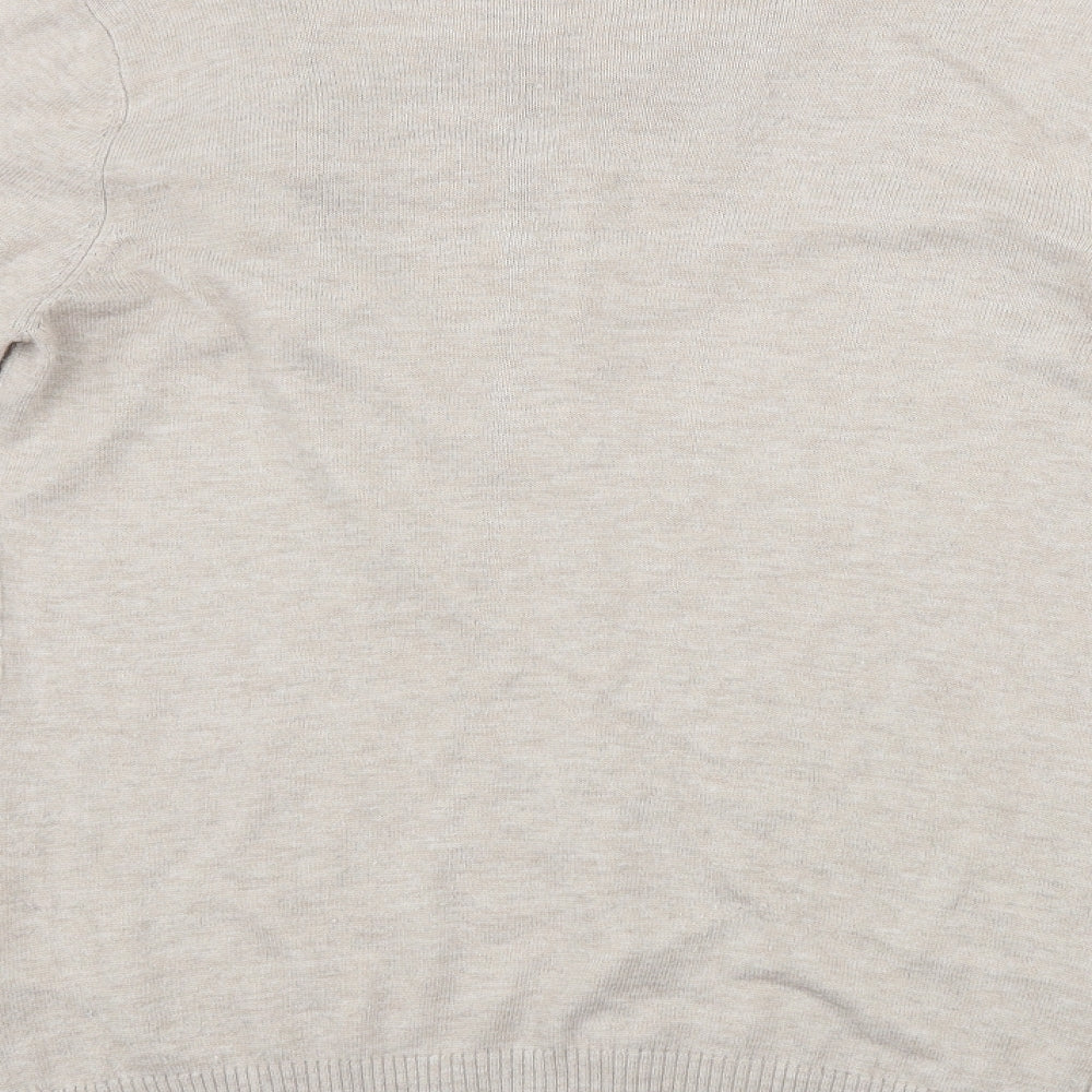 Womens UK Size M FRANSA Beige Pullover Jumper