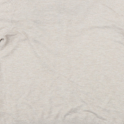 Womens UK Size M FRANSA Beige Pullover Jumper