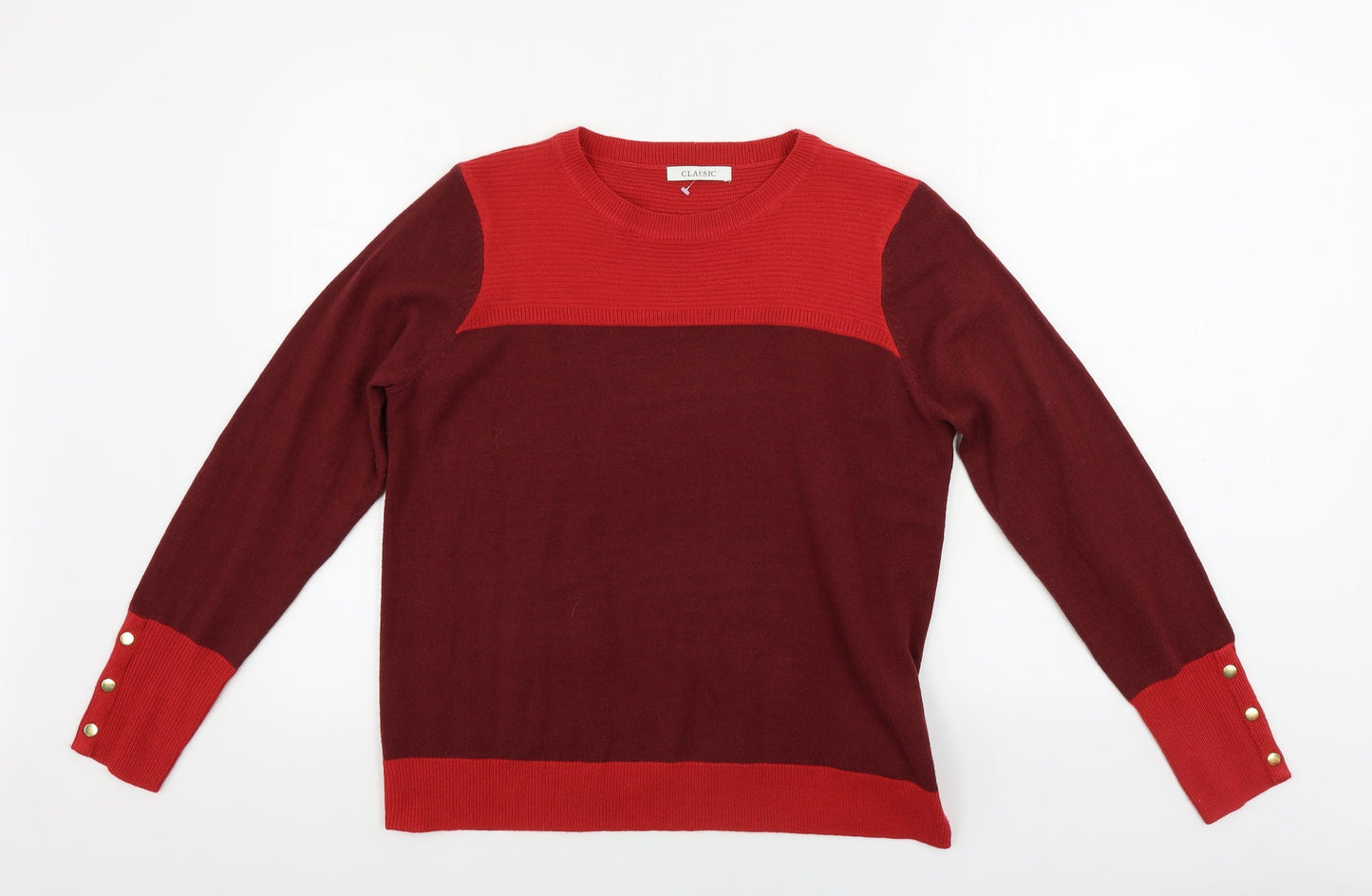 Womens UK Size 14 Marks and Spencer Blue Pullover Jumper