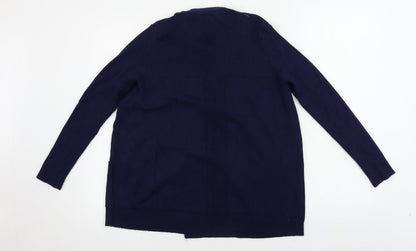 Womens UK Size 14 Bonmarché Blue Cardigan Jumper