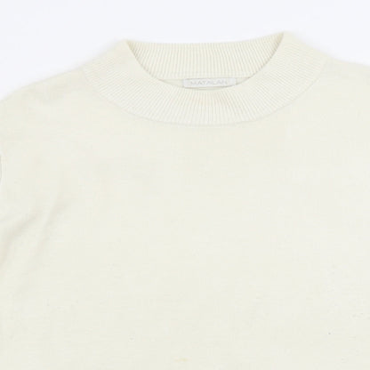 Womens UK Size 18 Matalan Ivory Pullover Jumper