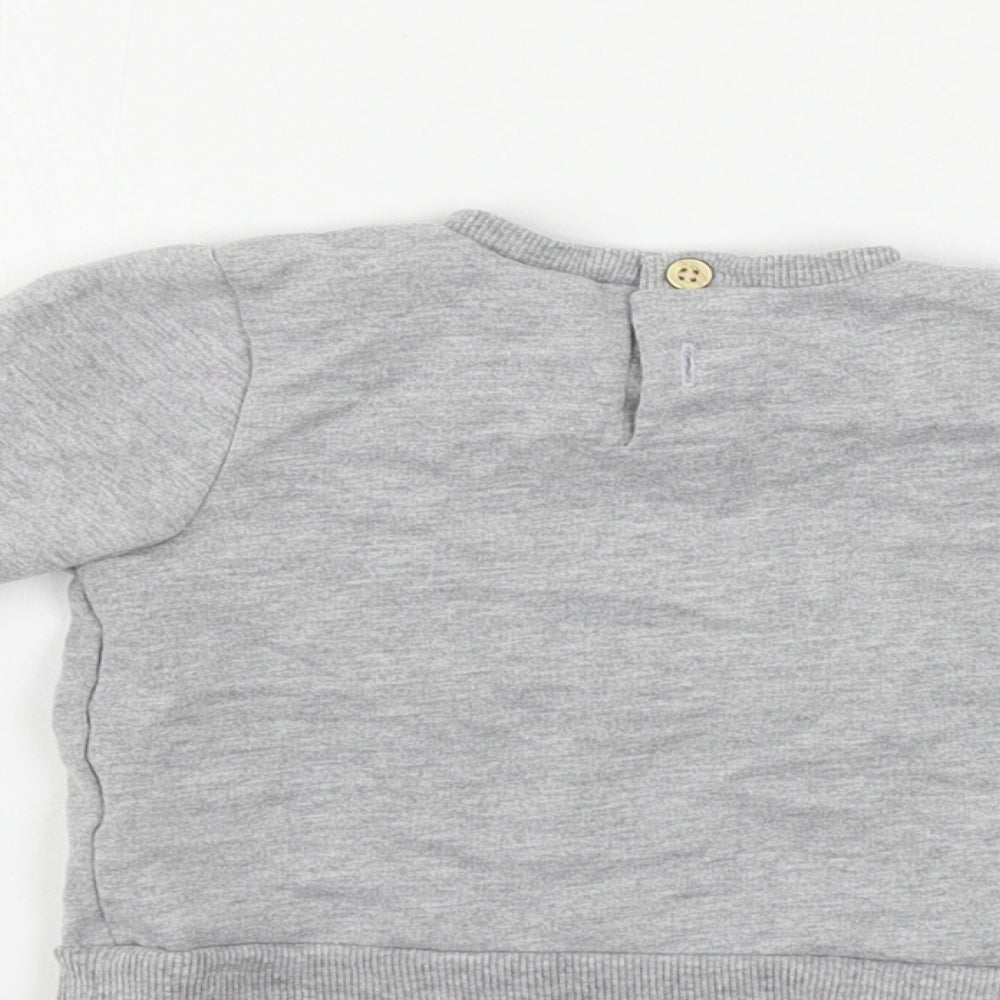 pl baby Baby Grey   Pullover Jumper Size 24 Months