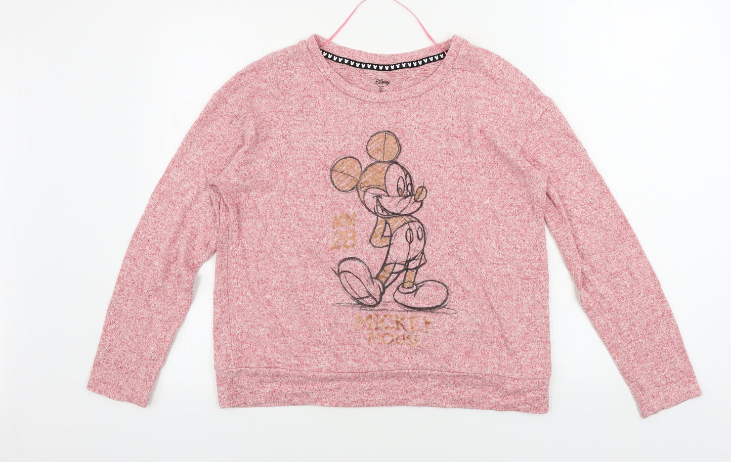 Womens UK Size M love to lounge Pink Pullover Jumper