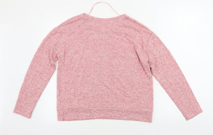 Womens UK Size M love to lounge Pink Pullover Jumper
