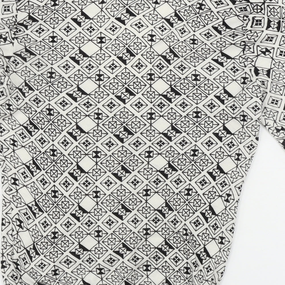 Womens UK Size XS H&M White Cardigan Jumper