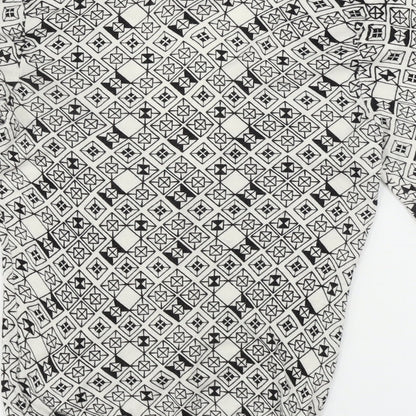 Womens UK Size XS H&M White Cardigan Jumper