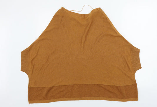 Bunoh Womens Brown   Pullover Jumper Size M