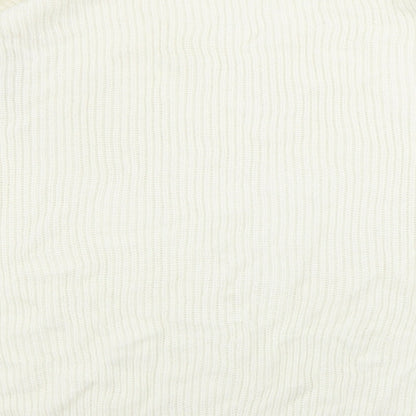 Womens UK Size 16 Boohoo Ivory Pullover Jumper