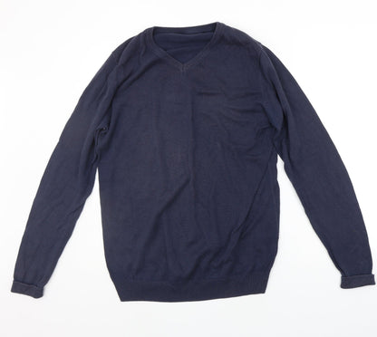 Livergy Mens Blue   Pullover Jumper Size M