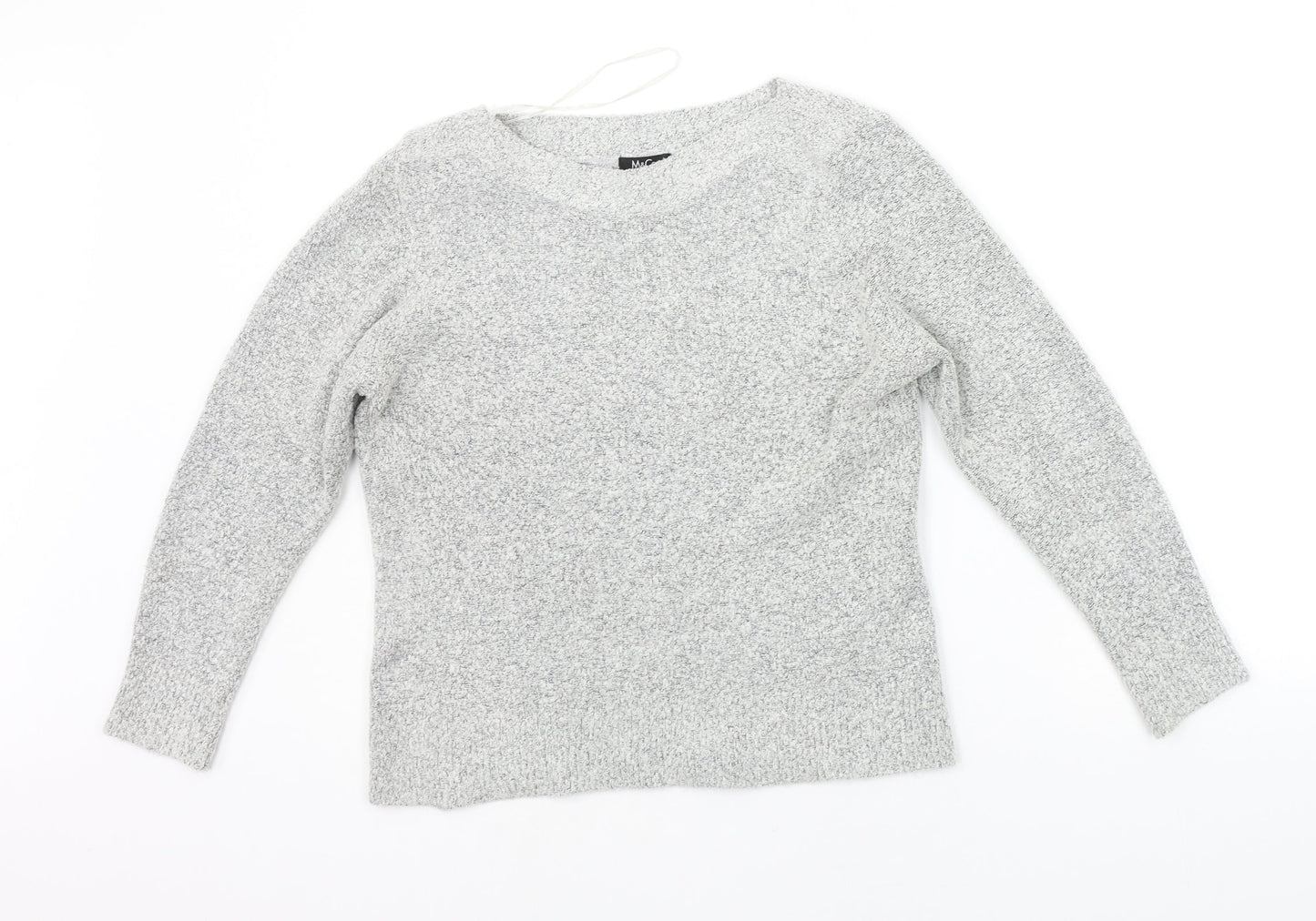 Womens UK Size L M&Co Grey Pullover Jumper