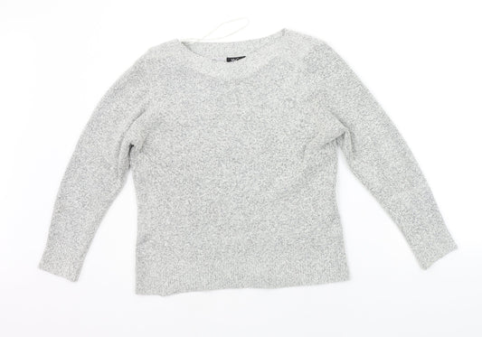Womens UK Size L M&Co Grey Pullover Jumper