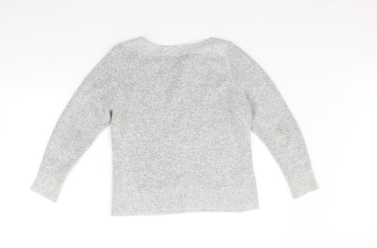 Womens UK Size L M&Co Grey Pullover Jumper