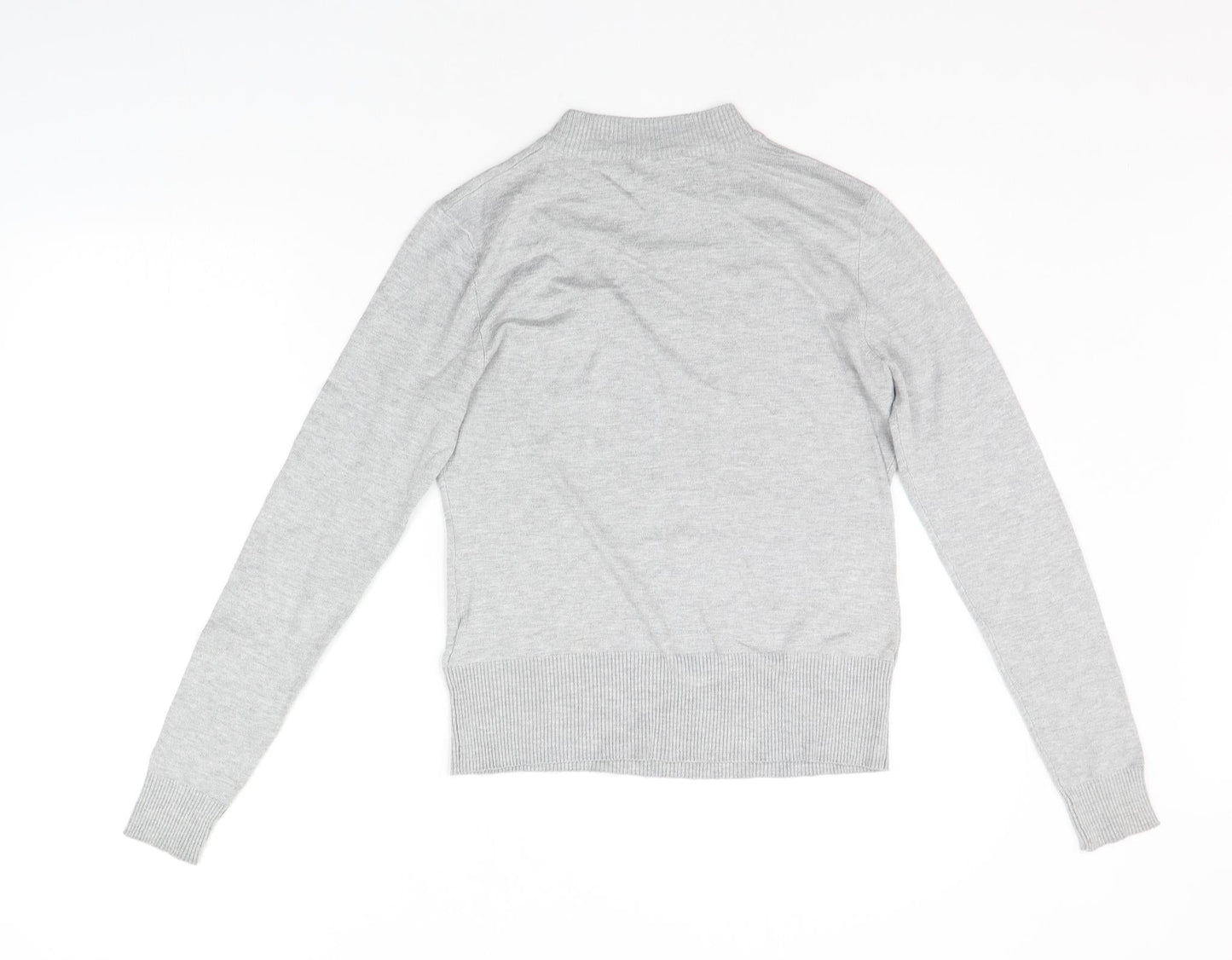Womens UK Size 12 New Look Grey Pullover Jumper
