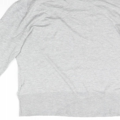 Womens UK Size 12 New Look Grey Pullover Jumper