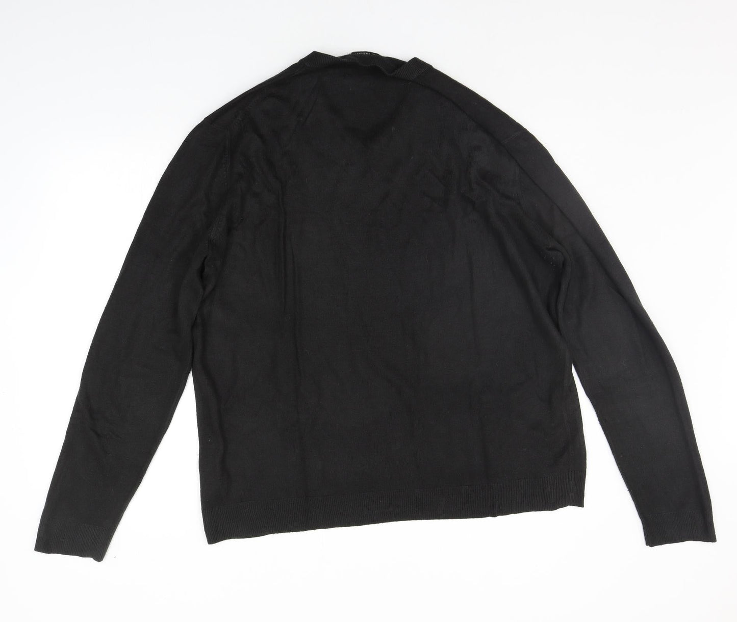 Burton Mens Black Houndstooth  Pullover Jumper Size XL