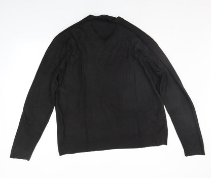 Burton Mens Black Houndstooth  Pullover Jumper Size XL