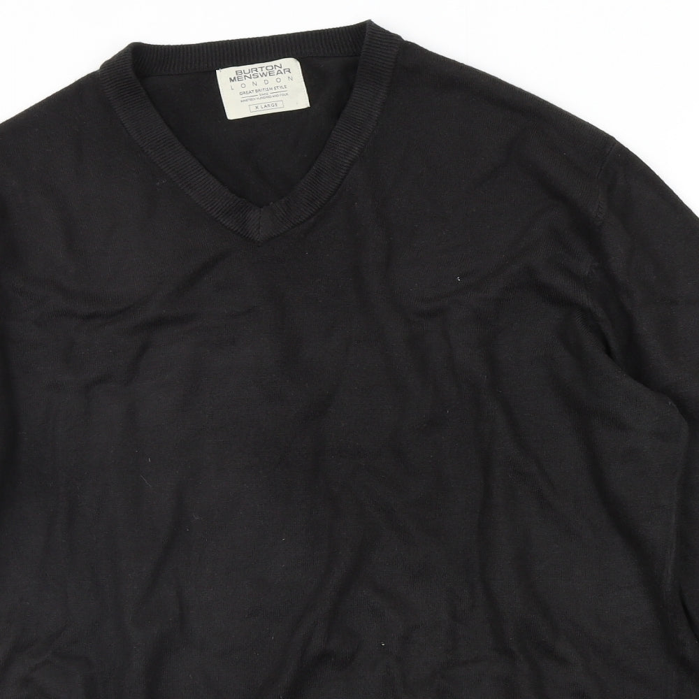 Burton Mens Black Houndstooth  Pullover Jumper Size XL