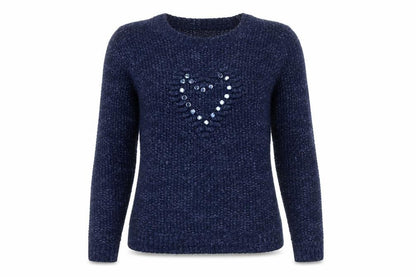 Womens UK Size M Miyoko Blue Pullover Jumper