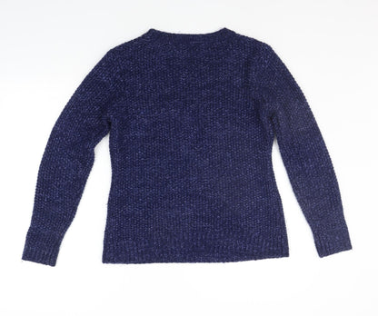 Womens UK Size M Miyoko Blue Pullover Jumper