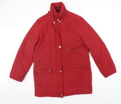 Womens UK Size 10 River Oak Red Jacket