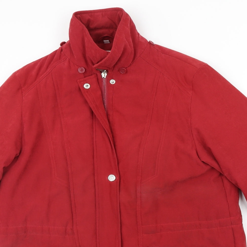 Womens UK Size 10 River Oak Red Jacket