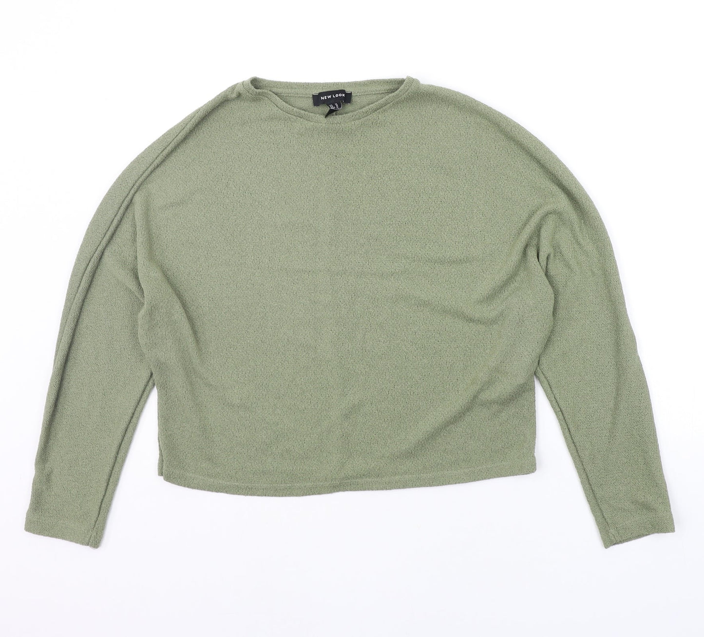 Womens UK Size M New Look Green Pullover Jumper