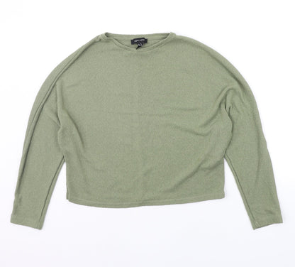 Womens UK Size M New Look Green Pullover Jumper