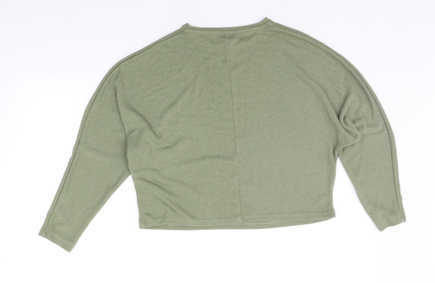 Womens UK Size M New Look Green Pullover Jumper