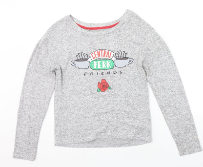 Primark Womens Grey   Pullover Jumper Size 2XS