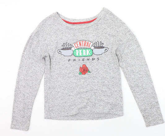 Primark Womens Grey   Pullover Jumper Size 2XS