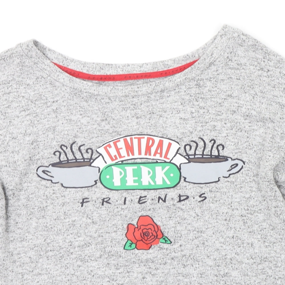 Primark Womens Grey   Pullover Jumper Size 2XS