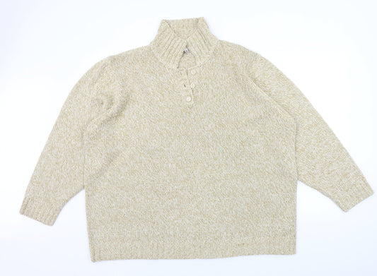 Daxon Womens Beige   Pullover Jumper Size 34