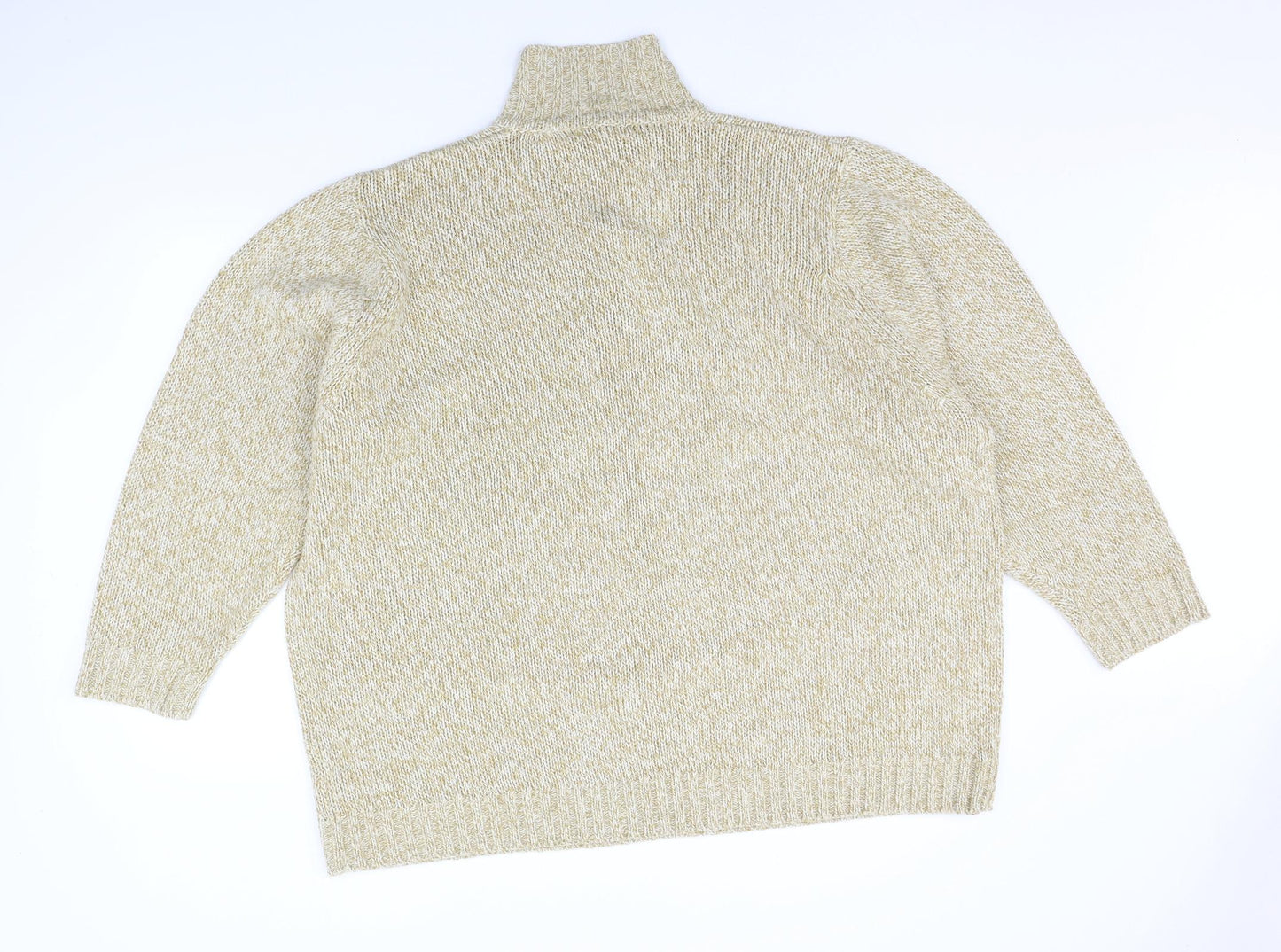 Womens UK Size 34 Daxon Beige Pullover Jumper