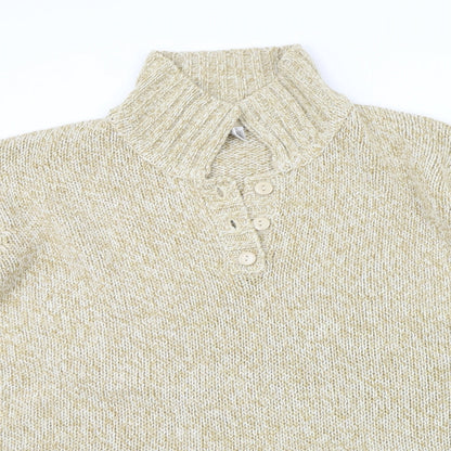 Womens UK Size 34 Daxon Beige Pullover Jumper