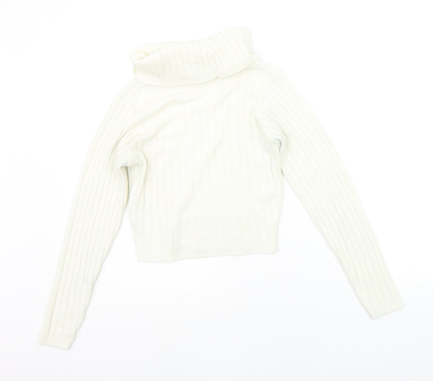 I SAW IT FIRST Womens Silver   Pullover Jumper Size 6