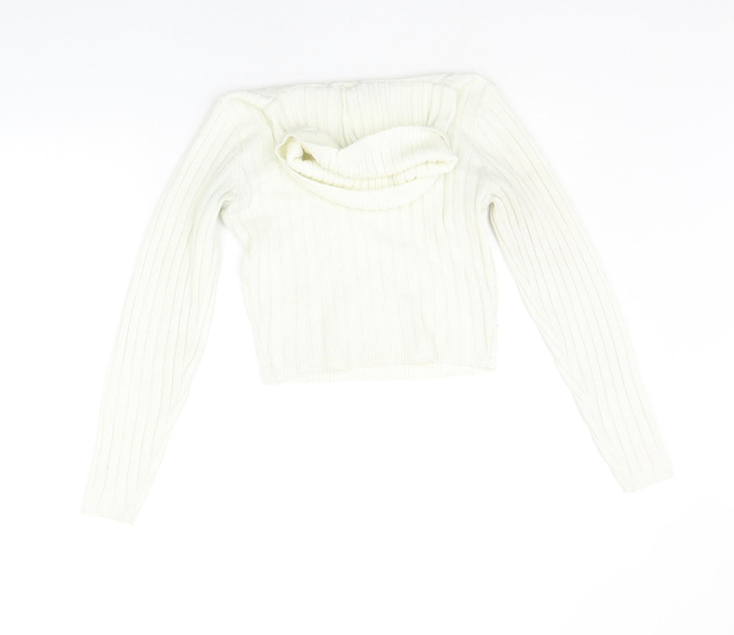 I SAW IT FIRST Womens Silver   Pullover Jumper Size 6