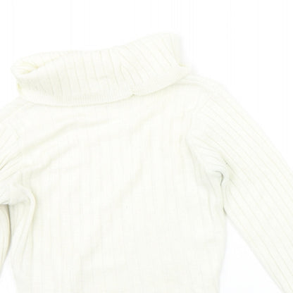 I SAW IT FIRST Womens Silver   Pullover Jumper Size 6