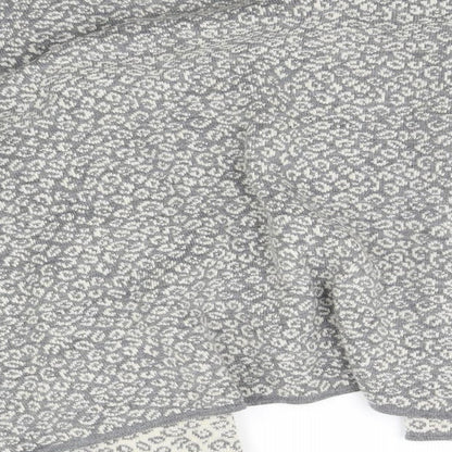 Womens UK Size M cocogio Grey Cardigan Jumper